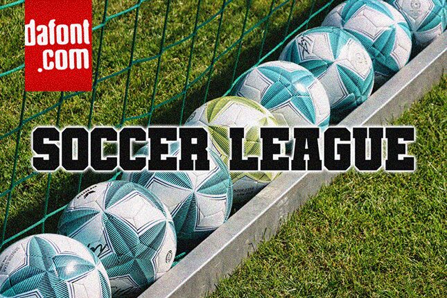 Soccer League Regular — Presentazione del carattere