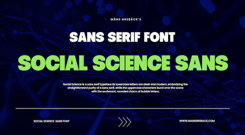 Social Science Sans Druh písma