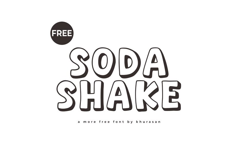Soda Shake Schriftart