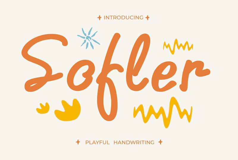 Sofler Schriftart