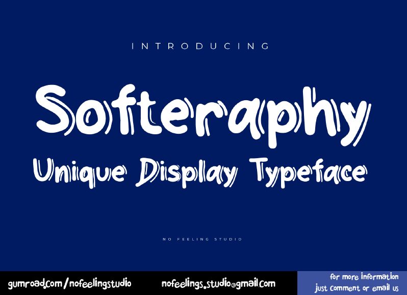 Softeraphy Schriftart