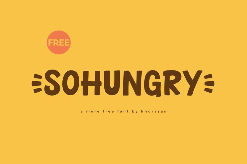 Sohungry Шрифт