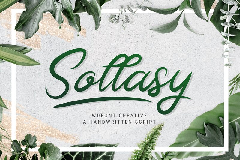Sollasy Schriftart