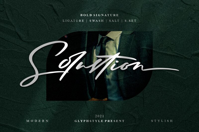 Solustion Schriftart