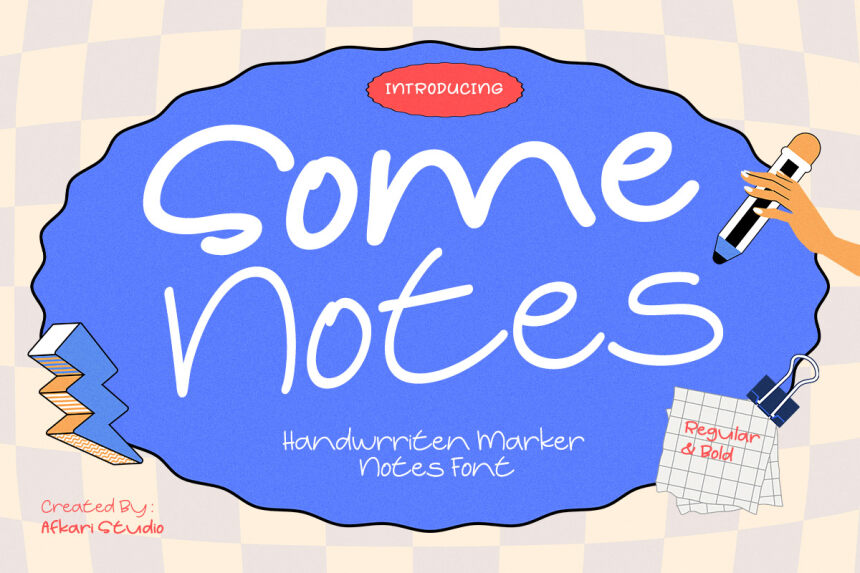 Some Notes Regular — Font presentation