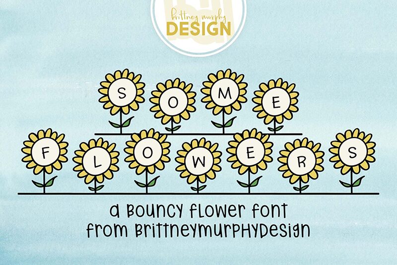 SoMeFlOwErS Czcionka
