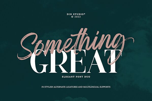 Something Great Serif Carattere