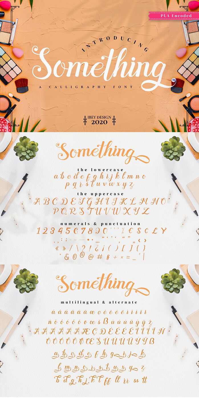 Something Schriftart