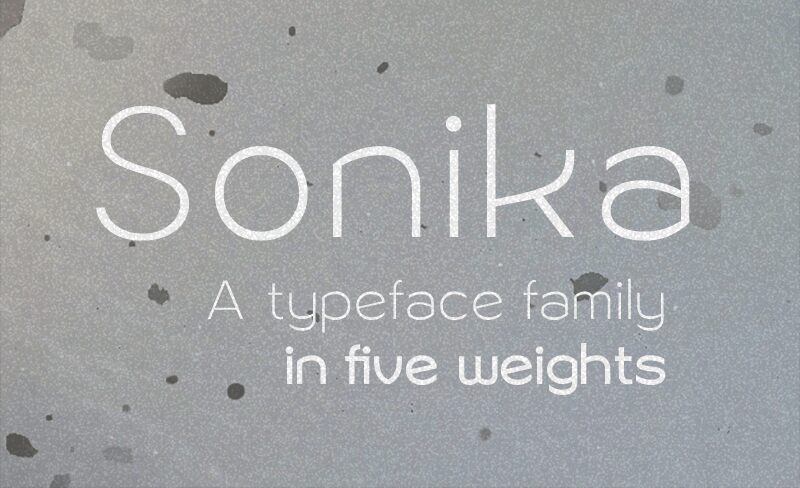 Sonika Schriftart