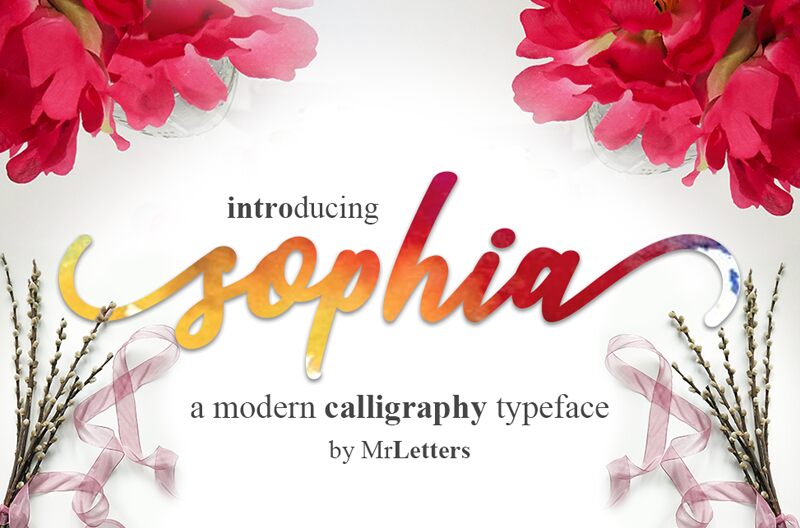sophia Schriftart