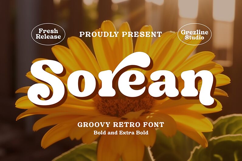 Sorean-Bold — Prezentácia písma