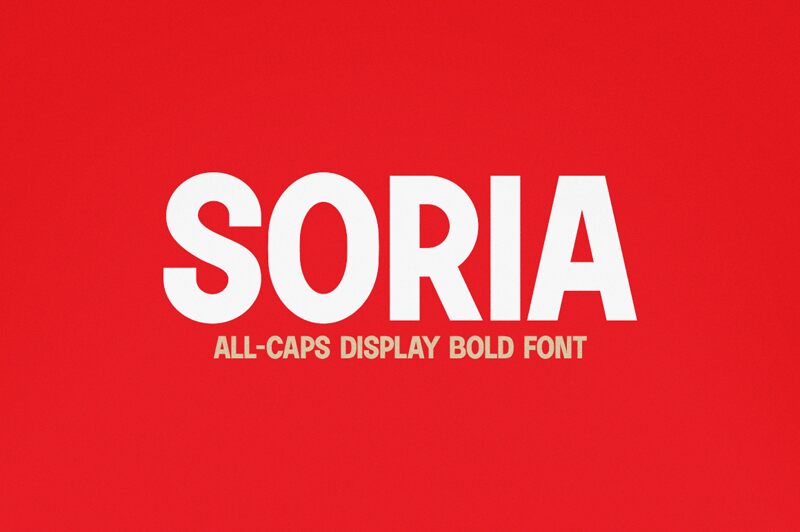 Soria Schriftart