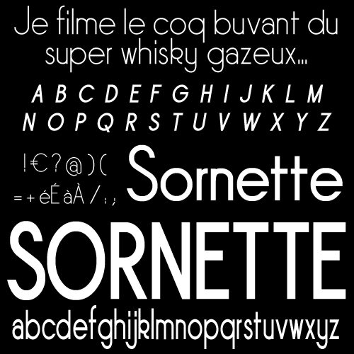 Sornette Druh písma