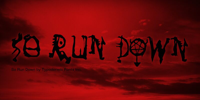 So Run Down Carattere