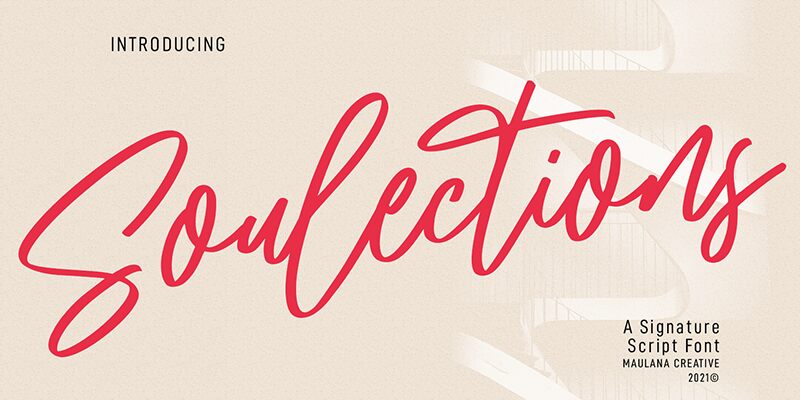 Soulections Druh písma