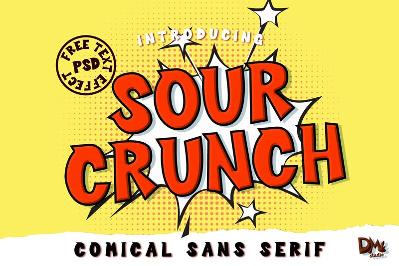 Sour Crunch Czcionka