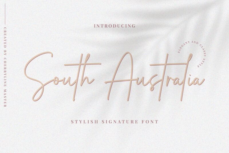South Australia Schriftart