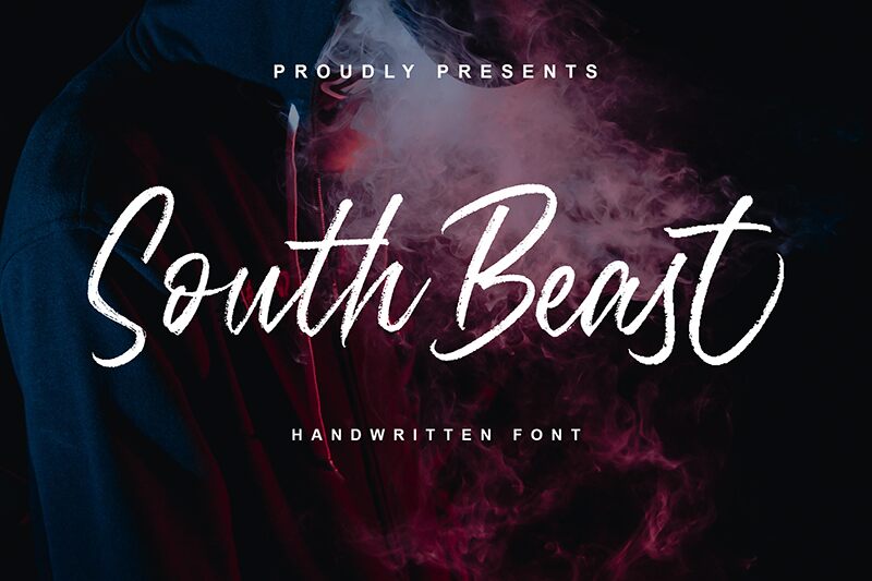 South Beast Schriftart