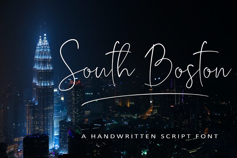 South Boston 字体