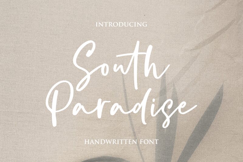 South Paradise Carattere