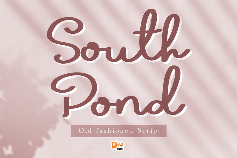 South Pond Schriftart
