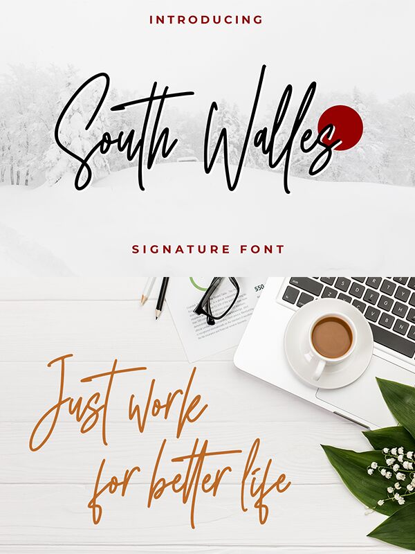 South Walles Schriftart