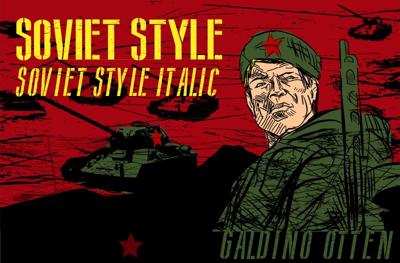 Soviet Style Schriftart