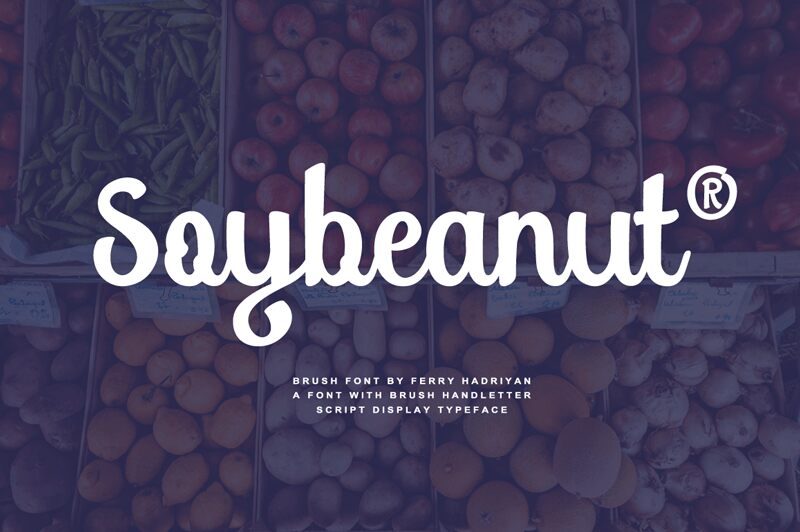 Soybeanut Schriftart