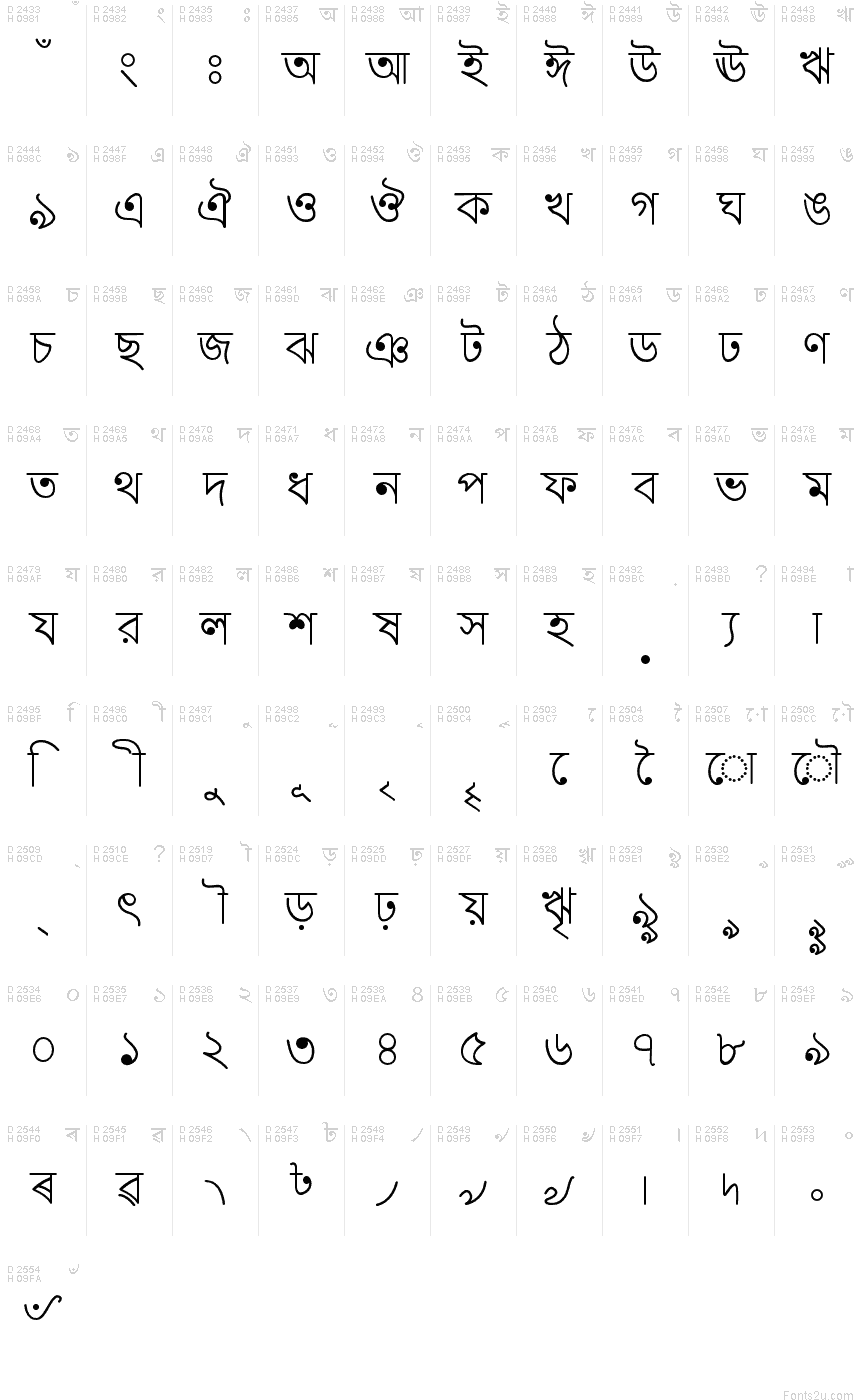 Sornaly Bangla Font