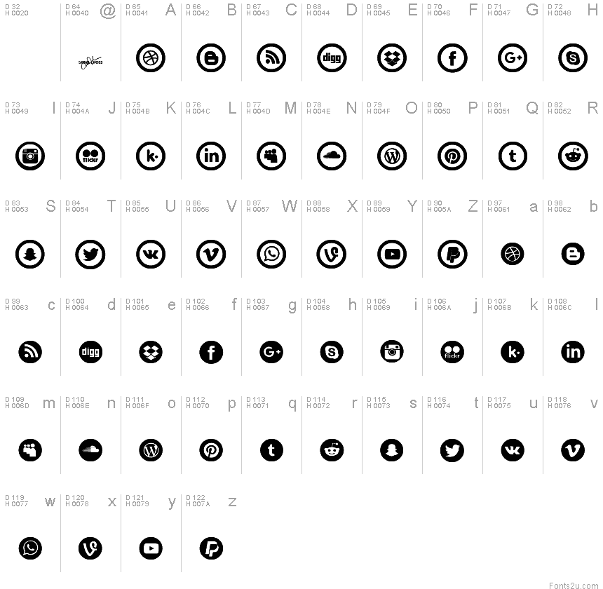 Social Circles font