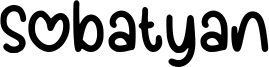 Sobatyan Regular 字体