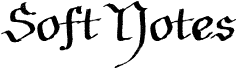 Soft Notes SVG Sample Regular