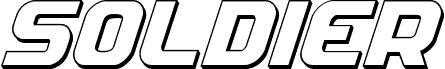 Soldier 3D Italic