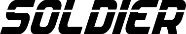 Soldier Laser Condensed Italic