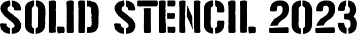 Solid Stencil 2023