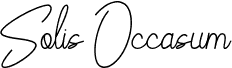 Solis Occasum