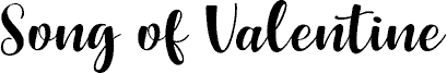 Song of Valentine 字体
