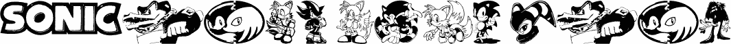 Sonic Mega Font
