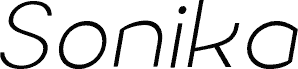Sonika PERSONAL USE Thin Italic