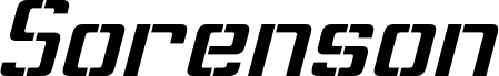 Sorenson Italic
