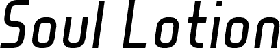Soul Lotion Bold_italic