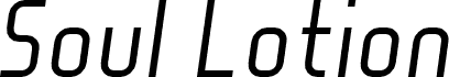 Soul Lotion Italic