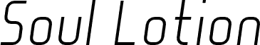 Soul Lotion Light-Italic