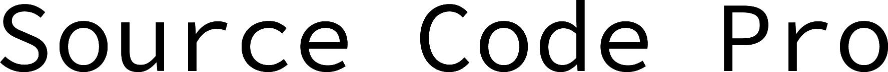 Source Code Pro font | Fonts2u.com