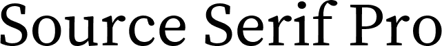 Source Serif Pro Regular
