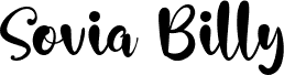Sovia Billy font