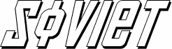 Soviet 3D Italic