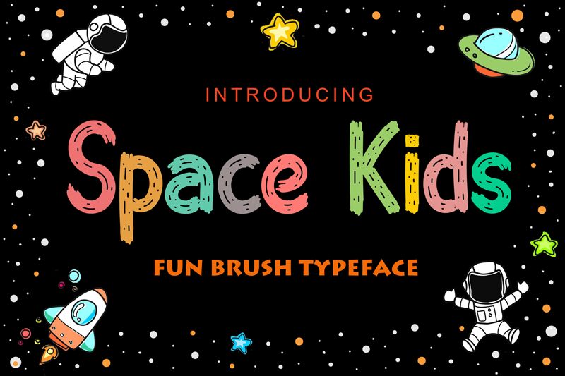 Space Kids Schriftart