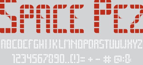 SPACE PEZ Font