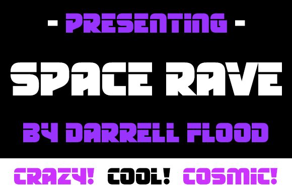 Space Rave Czcionka
